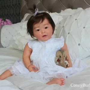 Bebê Reborn com Toque Macio e Fisionomia Real Asiática