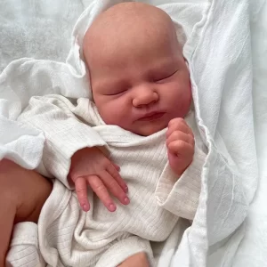 Reborn Corpo Inteiro Silicone com Detalhes de Pintura Fio a Fio